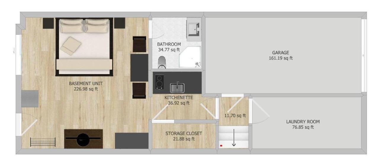 Modern Studio W King Bed - Central Отава Екстериор снимка